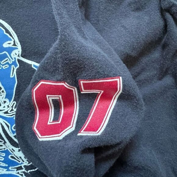 Gap Long Sleeve Navy Blue T-Shirt Skater Style Kids/Boys Size Large Big Graphic - Picture 4 of 11